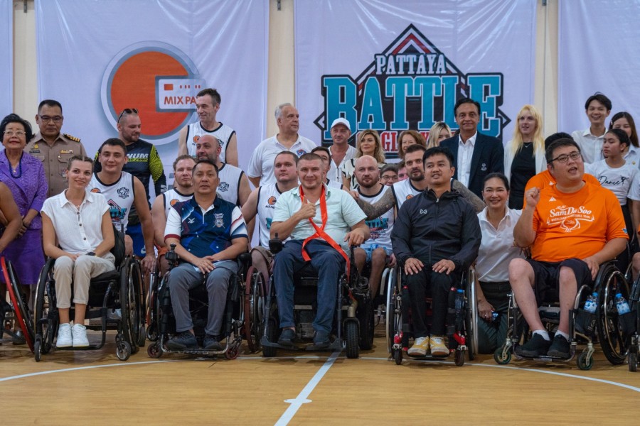 ”การแข่งขันวีลแชร์บาสเกตบอลระหว่างประเทศครั้งแรกในไทย – โครงการ International Wheelchair Basketball Tournament Pattaya Battle of Glory Cup”