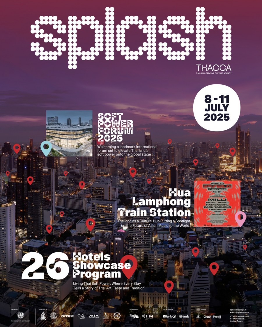 SPLASH – Soft Power Forum 2025  มหกรรมสร้างสรรค์คู่ขนานเวทีหลัก เสริมพลังซอฟต์พาวเวอร์จากทุกมุมเมือง