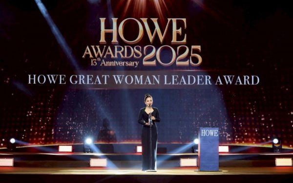 ผู้นำแห่งปี “สุภาพร แฮฟเนอร์” รับรางวัล “Howe Great Women Leader Award 2025” ยกย่องสตรีผู้สร้างแรงบันดาลใจต่อสังคม